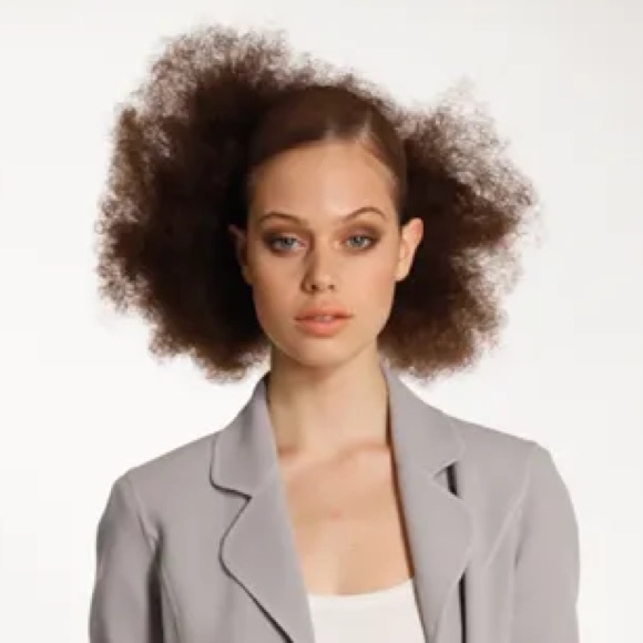 St. John Jackets & Blazers - St. John Blazer. Soft Structured, Curved Lapel, Silver Gray Knit Blazer.